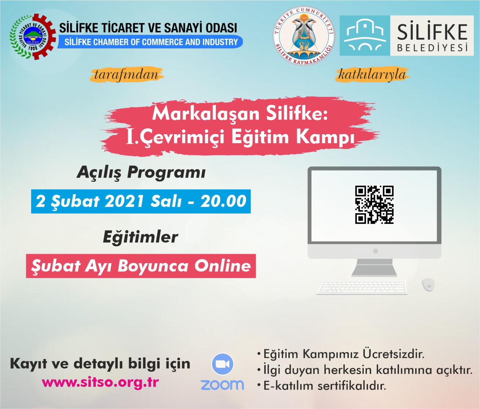 MARKALAŞAN SİLİFKE I. ÇEVRİMİÇİ EĞİTİM KAMPI